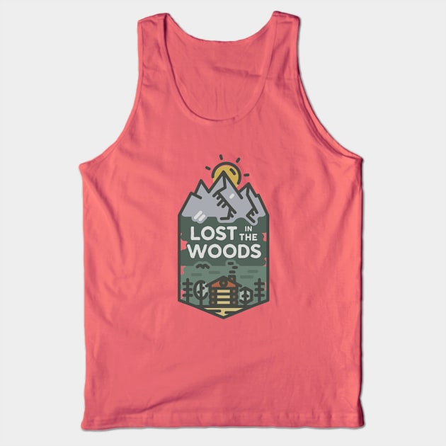 Lost in the Woods Tank Top by CANVAZSHOP